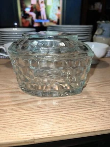 Homco Large Heart Shaped Covered Glass Candy Dish Excellent Condition VTG - Picture 1 of 22