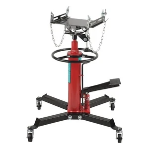 1660 LBS 2 Stage Hydraulic Transmission Jack w/360°Swivel Wheels Lift Hoist Red - Picture 1 of 12