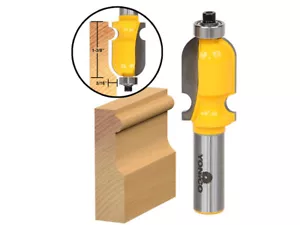 1-3/8 Zoll Architektur Formteil Router Bit - 1/2 Zoll Schaft - Yonico 16140 - Bild 1 von 2
