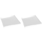  2 Pack Acrylic Cube Tabletop Accessories Clear Stand Jewelry Rack