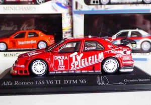 1/43 Minichamps Alfa Romeo 155 V6 TI TV Spielfilm #11 DTM 1995 Danner - Imagen 1 de 14
