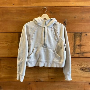 XS / S - Lululemon Bone 1/2 Cremallera Sudadera con Capucha Buceo Pullover Sudadera 0916VB - Imagen 1 de 3