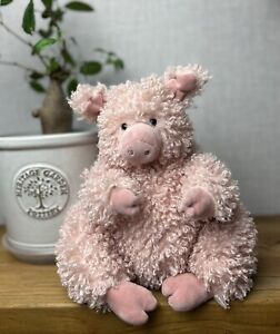Jellycat Bobbleton Pig - New With Tags Bobbleton Pig - Curly Chubby Pig Jellycat
