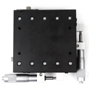 XY Axis Manual XY Linear Stage Precision Fine Tuning Sliding Table 125mmx125mm - Picture 1 of 5