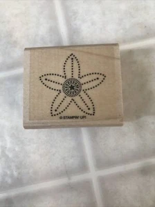 Stampin Up Blumen Gänseblümchen Tupfenstanzer aus Punkten Gummistempel - Bild 1 von 3