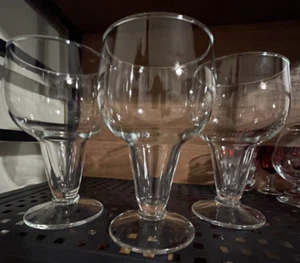 3 vasos de cerveza de vástago hueco/barra robusta de colección vidrio transparente ancla en cuclillas 16 oz - Imagen 1 de 14