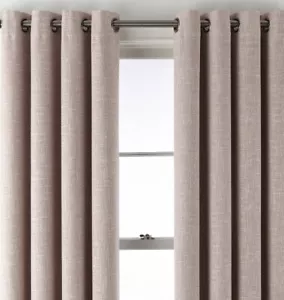JCP Sullivan Pink Keepsake Blush Rose Blackout Grommet Curtain Panel 50 X 63 - Picture 1 of 6