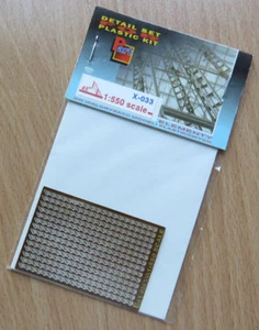 Part X-033 1/550 Aslant railing at 45' (bend lines) - Imagen 1 de 2