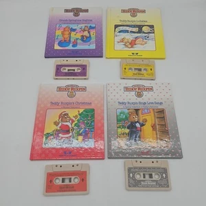 The World of Teddy Ruxpin Cassette Tapes and Story Books Lot of 4 Vintage - Picture 1 of 15