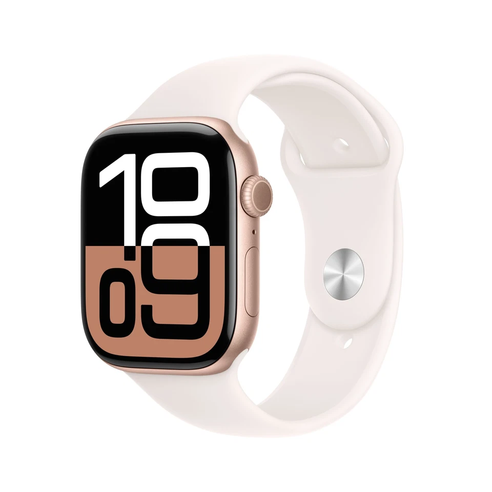 Apple Watch Series 10 Serie 10 GPS 46mm Cassa in Alluminio color Oro Rosa con Li - Immagine 1 di 1