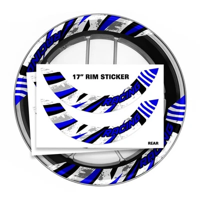Calcomanía interior azul pegatinas llantas S14W para Kawasaki Z1000R 21 22 Foto 1 de 4