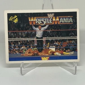 1990 Classic WWF The History of Wrestlemania #134 Hulk Hogan / Ultimate Warrior - Picture 1 of 2