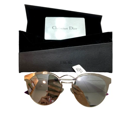 Óculos de sol Christian Dior NEBULA/S 0100T paládio/prata espelho autêntico - Imagem 1 de 4