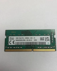 SK Hynix 16GB 1Rx8 PC4-3200AA DDR4 SODIMM Laptop Memory - Picture 1 of 1