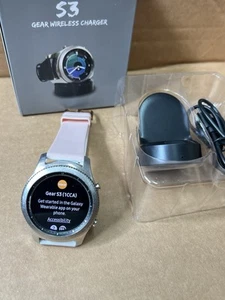 Samsung Galaxy Gear S3 Classic 46 mm sm-r770 Stainless Steel Silver Black... - Picture 1 of 4