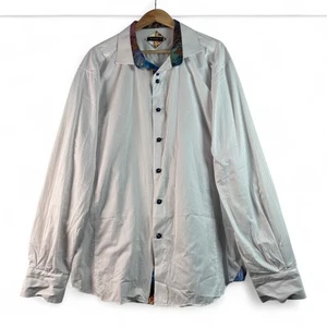 Camisa de vestir blanca con botones a medida para hombre talla 3Xl - Ver medidas - Imagen 1 de 4