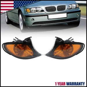 2x For BMW 3 Series E46 325i 2002-2005 Corner Amber Parking Lights Turn Signals - Imagen 1 de 9