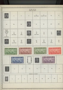 China  Stamps lot Minkus album pages  see scans 19 stamps china  (mb19 - Picture 1 of 6