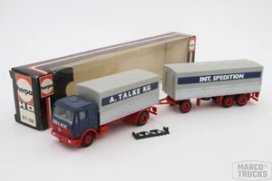 Herpa Mercedes NG Trailer truck 2a/3a "A. Talke KG Int. Spedition" 811330 /H5208 - Picture 1 of 1