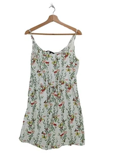 VERO MODA Vestido de Verano Mujeres Vestido Talla EU 38 verde-rojo-blanco - Imagen 1 de 5