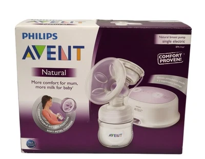 Philips Avent Comfort Elektrische Milchpumpe ENGLISCHER STECKER, EU-ADAPTER WIRD - Bild 1 von 2