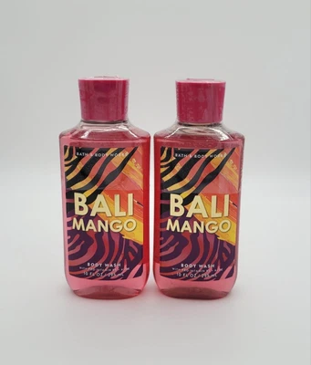 Bath & Body Works Bali Mango Body Wash Shower Gel 10 fl oz New Set of 2 - Image 1 of 3
