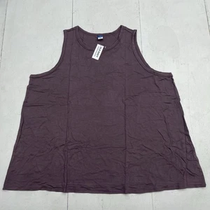 Old Navy Wild Currant Purple Luxe Sleeveless Tank Top Women's Size XL Defects - Picture 1 of 6