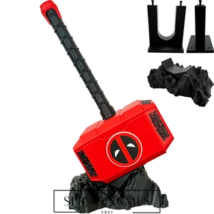 Deadpool Hammer #1 Mjolnir Thor's Hammer | 3D Printed Fan Art - Picture 1 of 6