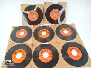 LOT of 8 POP FEMALE 45 RPMs - TERESA BREWER - CORAL Records Good Players! - Picture 1 of 8