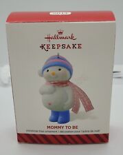 Hallmark Keepsake MOMMY TO BE Christmas Ornament and BOX Snowma'm Lady Snow Man