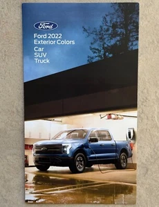 * NEW * 2022 FORD CAR / TRUCK / SUV PAINT COLOR CHIP BROCHURE - Picture 1 of 2