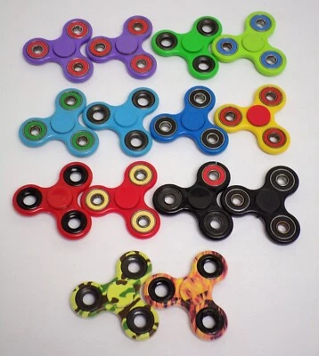 Fidget Spinner Colección Juguete Sólido y Estampado Spinners - Lote de 14 033023WT Foto 1 de 3