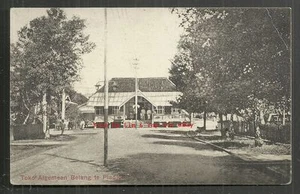 Pladjoe Toko Algemeen Belang Postcard Publisher Sumatra Indonesia stamp 1909 - Picture 1 of 1