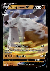 Pokemon TCG: Schwert & Schild Base Set Karte - Stonjourner V - 115/202 Holo - Bild 1 von 2
