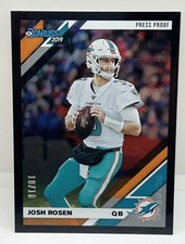 Josh Rosen 2019 DONRUSS BLACK PRESS PROOF #10/10  NFL Football Card