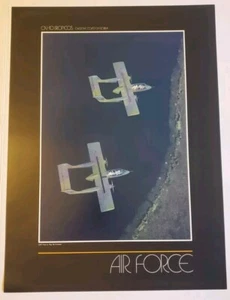 Original US Air Force OV-10 Broncos Lithographie Druck Poster 23" x 17" Florida - Bild 1 von 6