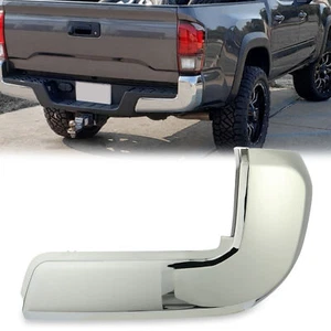For Toyota Tacoma 2016-2023 Chrome Rear Right Passenger Bumper End Caps Face Bar - Picture 1 of 12