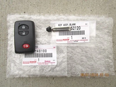 08 - 09 TOYOTA LAND CRUISER 5.7L 4D SUV LLAVE SIN CORTAR TRANSMISOR REMOTO INTELIGENTE NUEVO Foto 1 de 2