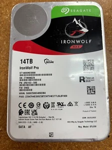 ST14000NE0008 Seagate IronWolf Pro NAS 14TB 3.5" 7.2K SATA3 6.0 GB/s 256MB HDD - Picture 1 of 3