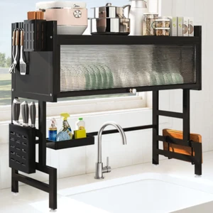 Over Sink Organiser Dish Drying Rack Holder Drain caddy Kitchen Drainer Storage - Picture 1 of 24
