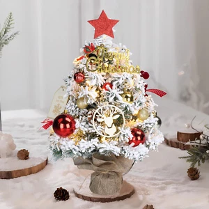 Mini Weihnachtsbaum mit LED Beleuchtung klein Künstlicher Tannenbaum Dekoration - Bild 1 von 9