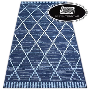 Moderne SISAL Teppich "COLOR" blau  Flach webart Dampf Einfach zu säubern - Bild 1 von 6