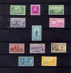 US STAMPS SC987-997 1950 COMMERATIVE STAMPS SET OF 11  MNH (T671) - Picture 1 of 2