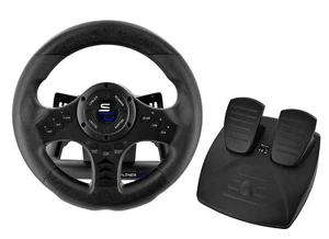 Subsonic SV450 Gaming Steering Wheel With Pedals For PS4, Xbox Series X/S & PC - Picture 1 of 2