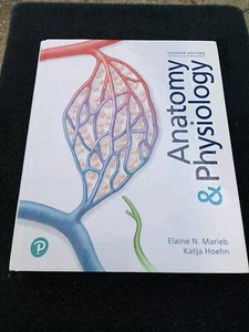 Anatomy & Physiology 7th Edition Hardcover Exc Cnd Clean Pages Elaine Marieb - Picture 1 of 4