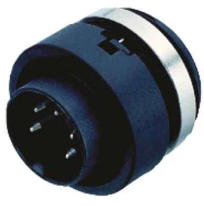 Binder PANEL MOUNT CONNECTOR 6A 250V 4-Contacts Socket, Male 99-0611-00-04 - Picture 1 of 1