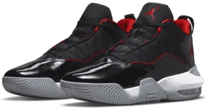 NIKE JORDAN STAY LOYAL PATENT GEZÜCHTET, UK10 US11, SCHWARZ/CHILE-ROT/WEISS, DB2884 001 - Bild 1 von 8