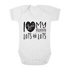 I Love My Mummy Lots and Lots Cute Boys and Girls Baby Vest Bodysuit