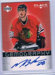 2007-08 Upper Deck Black Diamond Gemography #GBL Michael Blunden NM-MT Auto