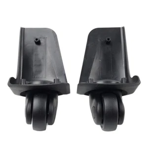 Black 360 Spinner Luggage Replacement Repairment Wheels Swivel Caster Universal - Picture 1 of 10